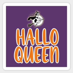 Halloween Hallo Queen Witch Costume Sticker